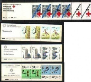 Nederland Postzegelboekje 29, 30, 31 en 32 postfris - 1