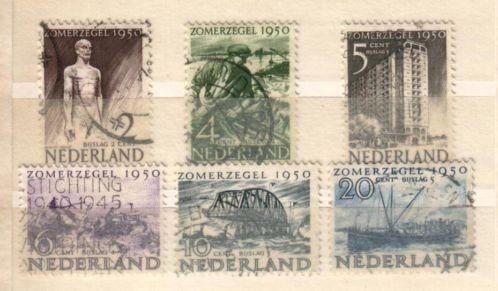 Nederland 550-556 gestempeld - 1