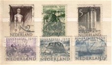 Nederland 550-556 gestempeld