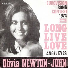 Olivia Newton John -Long Live Love -pressed Belgium- UK Eurovision Entry 1974, finishing 4th