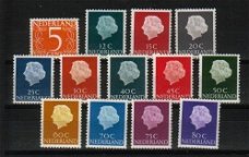 Nederland 618b-634b postfris