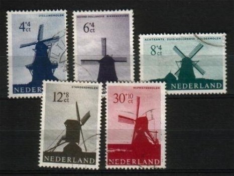 Nederland 786-790 gestempeld - 1