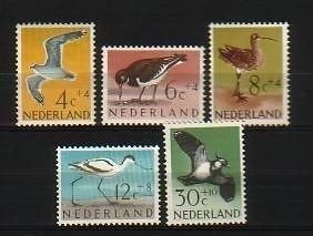 Vogels Nederland 752-756 postfris - 1