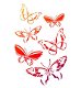 Sjabloon 15 sierlijke vlinders 21 x 15cm - 1 - Thumbnail