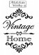 Sjabloon 19 tekst vintage home 29 x 21cm - 1 - Thumbnail