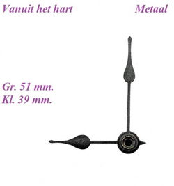 === Wijzers = Franse pendule = oud === 31100