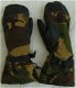 Handschoenen, Gevechts, Winter, Gevoerd, Woodland Camouflage, KL, maat: 9, 1990.(Nr.2) - 1 - Thumbnail
