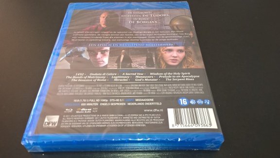 Borgia seizoen 1 bluray nieuw en geseald - Afbeelding 2