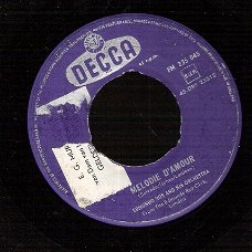 Edmundo Ros And His Orchestra -Melodie D'Amour -The Carnation Girl -vinylsingle 1958