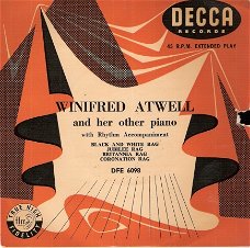 Winifred Atwell - vinyl EP Winifred Atwell And Her Other Piano:Black And White Rag & Jubilee Rag e.a