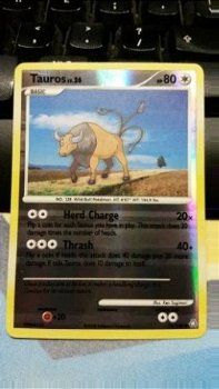 Tauros 74/146 (reverse) D&P Legends Awakened extreme printing error - 1