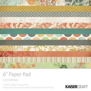 Microalbum scrappapier kit: Kaisercraft Lush - 1