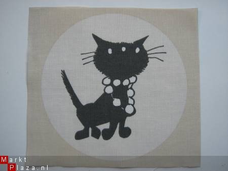 ** Quilt block / knutsellapje Jip & Janneke (creme6) - 1