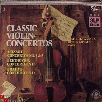 LP-box - Mozart * Beethoven * Brahms - Classic Violin Concertos - 0