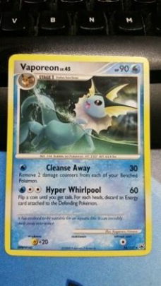 Vaporeon  34/100 Rare Diamond & Pearl Majestic Dawn