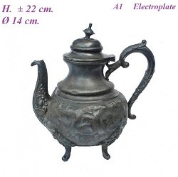 === Theepot = A1 Electroplate = oud === 31217