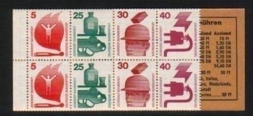 Duitsland Bund, postzegelboekje MH 19, postfris - 1