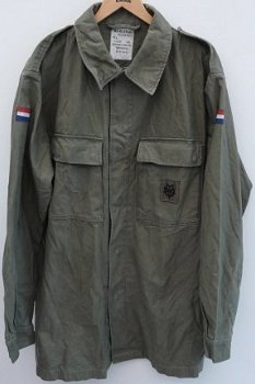 Jas, Gevechts, Uniform, M78, Koninklijke Landmacht, maat: 108, 1988.(Nr.5) - 0