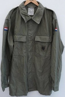 Jas, Gevechts, Uniform, M78, Koninklijke Landmacht, maat: 108, 1988.(Nr.5)