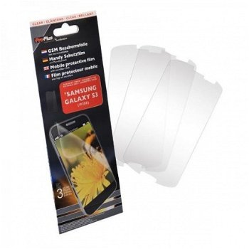 Display beschermfolie 3 stuks voor Samsung Galaxy S3 (9300) - Clear - 1