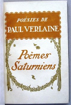 Poèmes Saturniens 1914 Paul Verlaine #44/50 - Binding - 1