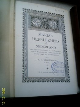 Maria's heerlijkheid in Nederland(J.A.F. Kronenburg). - 6