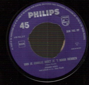 Johnny Hoes- Oh La La Louise & Van Je Familie Moet Je 't Maar Hebben-vinylsingle 1961 - 1