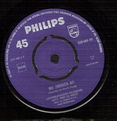 Joop de Kneght (met koor Luchtmacht Hilversum)- Wij Zwaaien Af!- Marjolijntje-vinylsingle 1961