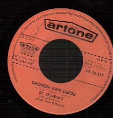 De Selvera's - Dromen Van Liefde- Jammer Van Al Die Rode Rozen- vinylsingle 1964