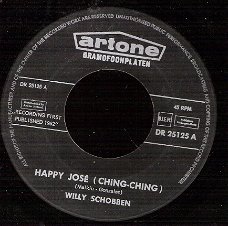 Willy Schobben -Happy Jose (ching Ching) -Mallorca -Nederlandse single 1962