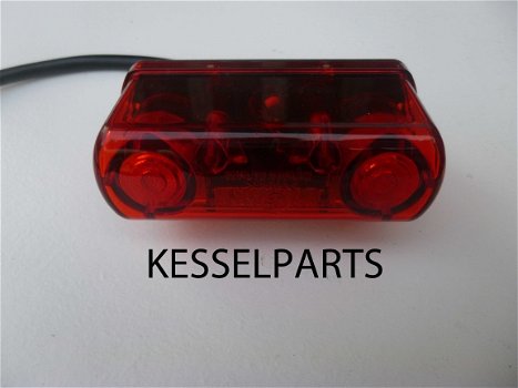 Led Kenteken verlichting Wit/rood 12/24V 12V 24 V KP-245 - 2