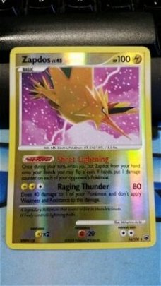 Zapdos  14/100 Holo  (reverse) Diamond & Pearl Majestic Dawn