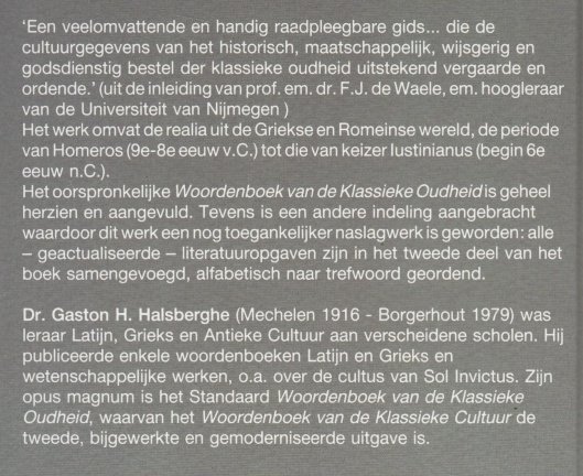 Woordenboek Klassieke Cultuur. Standaard geïllustreerde encyclopedie van de Oudheid. - Afbeelding 3