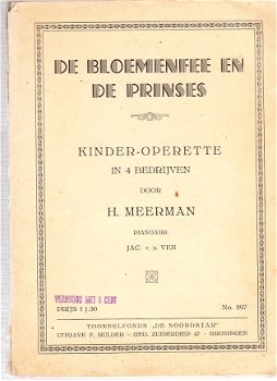 De bloemenfee en de prinses (kinderoperette door H. Meerman) - 1