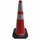 Verkeers Pion Rood/Wit 75 Cm - 1 - Thumbnail