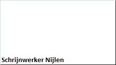 Schrijnwerker Nijlen - 1