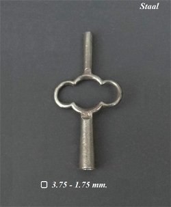 = Carriage klok sleutel = ø 3.75 - 1.75 mm. =31329