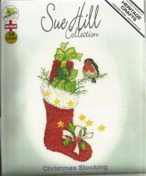 Heritage Sue Hill Collection Christmas Stocking - 1