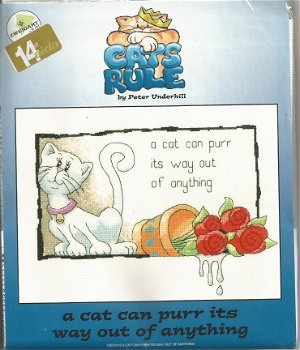 Sale Heritage Peter Underhill A Cat can purr Cats Rule - 1