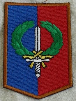Embleem, Mouw, DT2000, 101 Gevechtssteun Brigade, Koninklijke Landmacht, tot 2009.(Nr.1) - 0