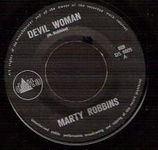 Marty Robbins -Devil Woman -April Fool's Day-1963 country vinylsingle Holland pressed