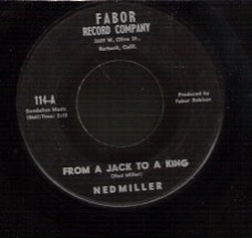 Ned Miller -From a Jack To A King -Parade of Broken Hearts-C&W vinylsingle -US press 1962