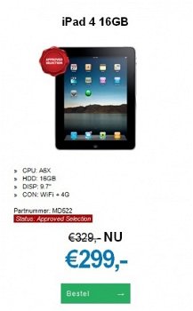 iPad 4 16GB WIFI +4G - 2