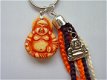 Sleutelhanger Buddha (oranje) - 1 - Thumbnail