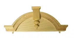 = Kuif ornament = maat zie foto 2 = 31243