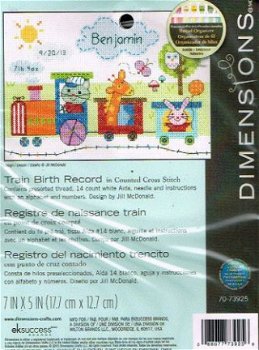 DIMENSIONS BORDUURPAKKET ,TRAIN BIRTH RECORD - 1