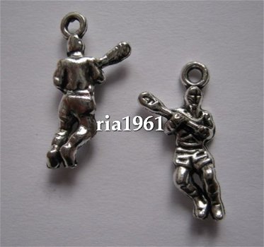 bedeltje/charm sport :softballer - 23x13 mm - 1