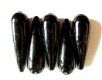 Grote Glaskraal Druppel Black 53mm - 1 - Thumbnail