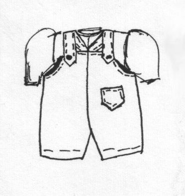 NAAIPATROON B-3000 Berentuinbroek met blouse - nr. 1