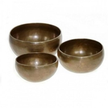 Diverse klankschalen (singing bowls) uit Tibet - Nepal - 1
